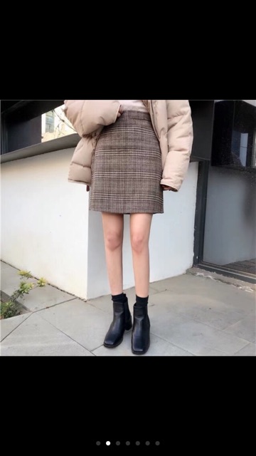 Váy kẻ new 100%