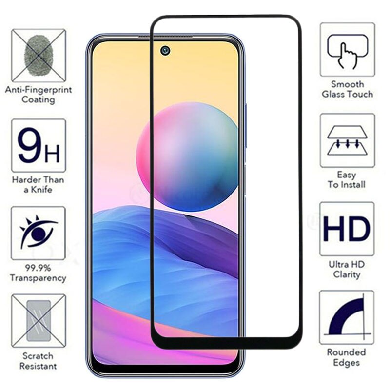 Kính cường lực bảo vệ toàn màn hình cho Xiaomi Redmi Note 9 8 7 6 9s 10 Pro Max Redmi Note 4 4x