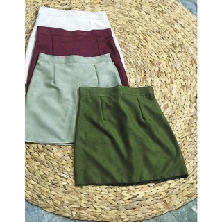 chân váy chữ A chất da lộn