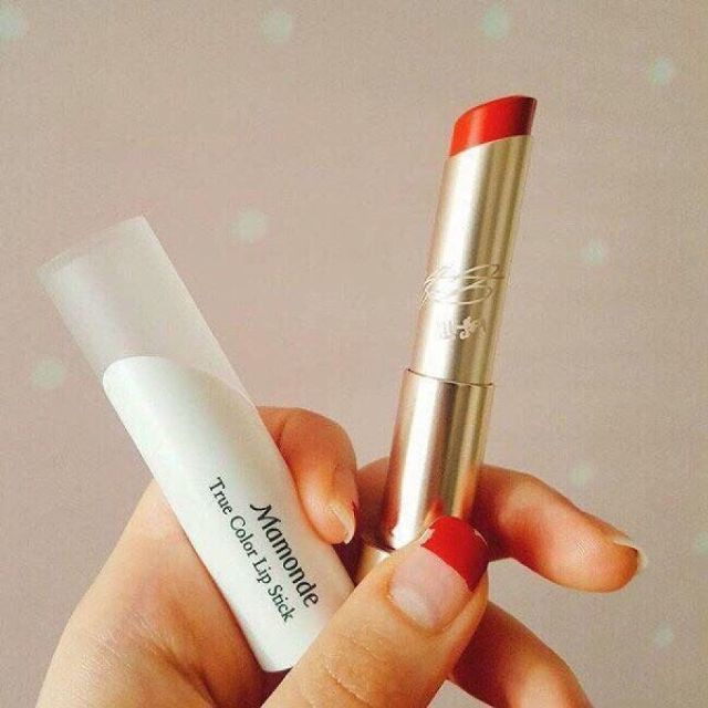 Son lì Mamonde True Color Lip Stick No.16 (Đỏ tươi)