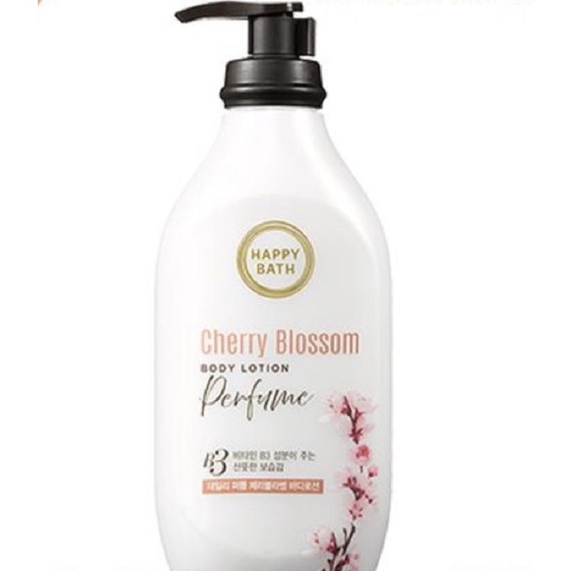 [ Chính Hãng ] Sữa Dưỡng Thể Toàn Thân Happy Bath Hàn Quốc, Chai 450ml, Giúp Da Sáng Mịn Màng, Lưu Hương Thơm Quyến Rũ