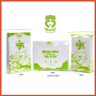Khăn vải khô ⚜️freeship⚜️ khăn vải khô đa năng mom love bịch 600g
