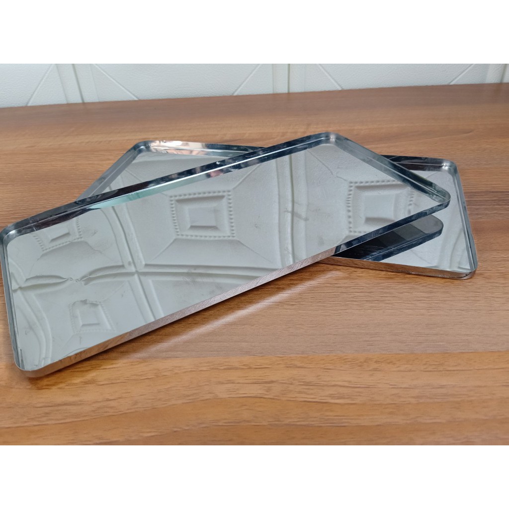 Bộ Khung Biển Số Inox Và Ốp Mica  Gắn Ô tô Mẫu Mới