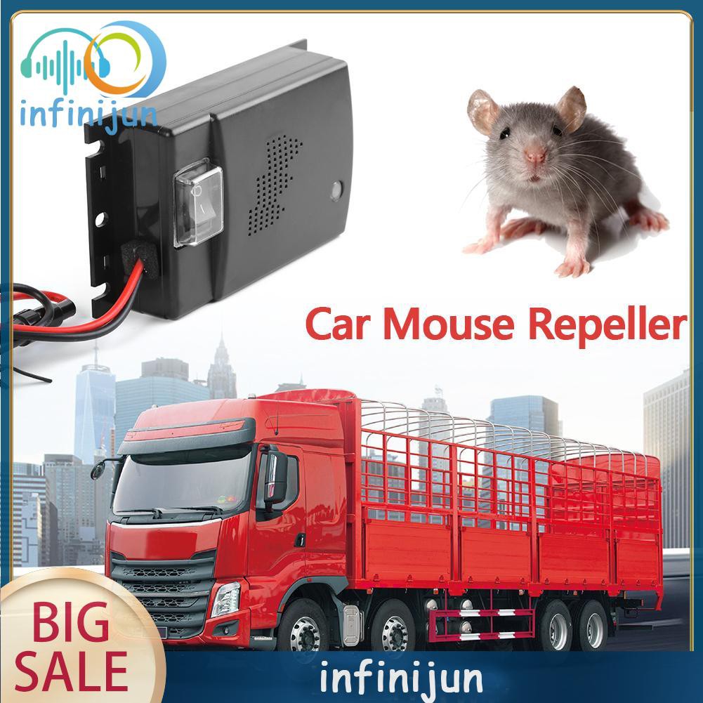 Thiết Bị Đuổi Chuột Bằng Sóng Siêu Âm 12v cho xe hơi