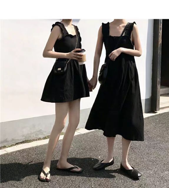 Đầm Baby Hai Dây Đôi Bạn Thân Ulzzang