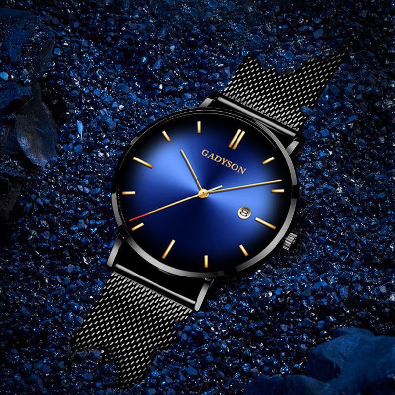 Đồng hồ nam GADYSON dây thép nhuyễn tuyệt đẹp, kiểu dáng thời trang, lịch lãm ( Mã: AGDS )