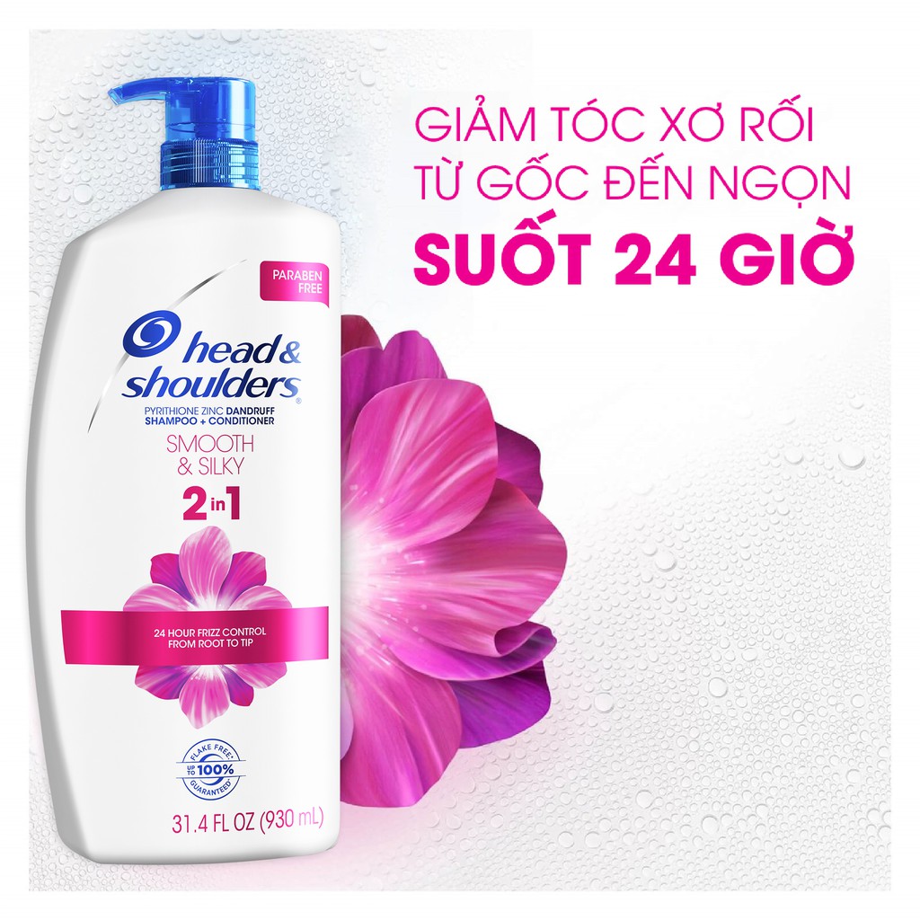 Gội xả 2in1 Head & shouder nhiều mùi hương 930ml/950ml