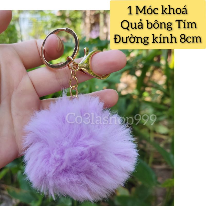 Móc khoá quả bông hàng Khuyến mãi từ lipice (1 cái) gắn balo,túi xách siêu đẹp