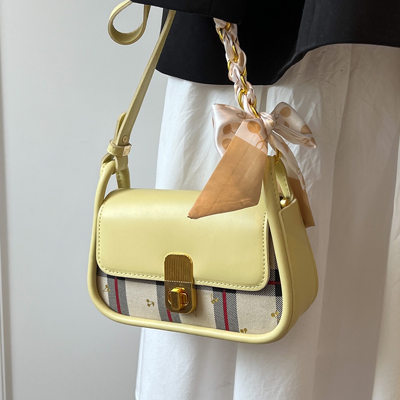 Túi Đeo Vai Màu Sắc Tương Phản Thời Trang Cao Cấp Cho Nữ