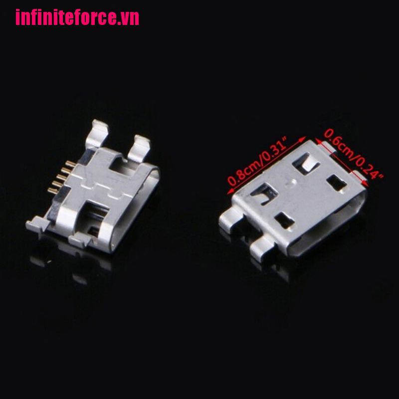 Set 10 Đầu Nối Micro Usb 5 Pin Chuyên Dụng