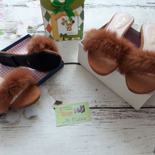 Combo 2 đôi Dép lông quai bản mẹ & bé_MUNSU