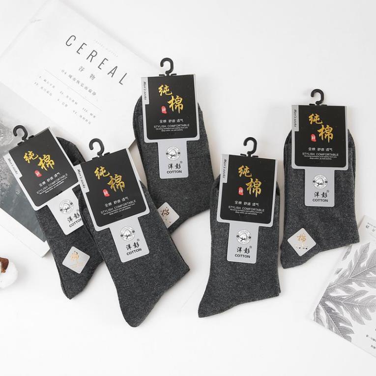 Tất nam cổ cao MILASO vớ nam cotton co giãn đàn hồi đi làm, đi chơi, tập thể thao chạy bộ, gym đa năng FAS-001330