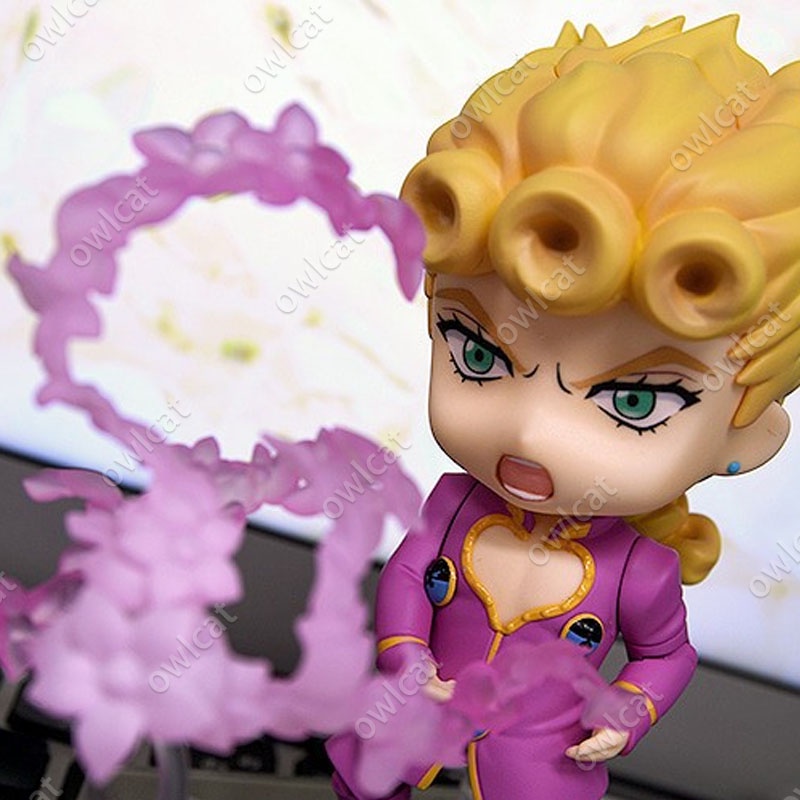 Figure JoJo's Bizarre Adventure Giorno Giovanna  Golden Wind 10cm Action Figure Gold Experience Requiem Nendoroid