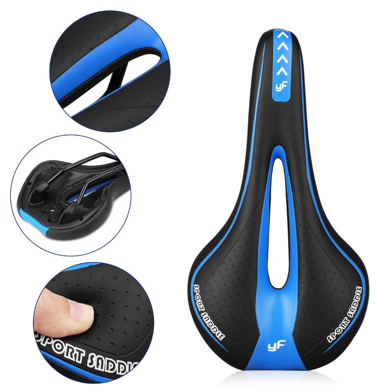 YÊN XE ĐẠP CAO CẤP SPORT SADDLE, Yên Xe Đạp Thể Thao Có Lỗ Thoáng Khí Phù Hợp Với Nhiều Loại Xe