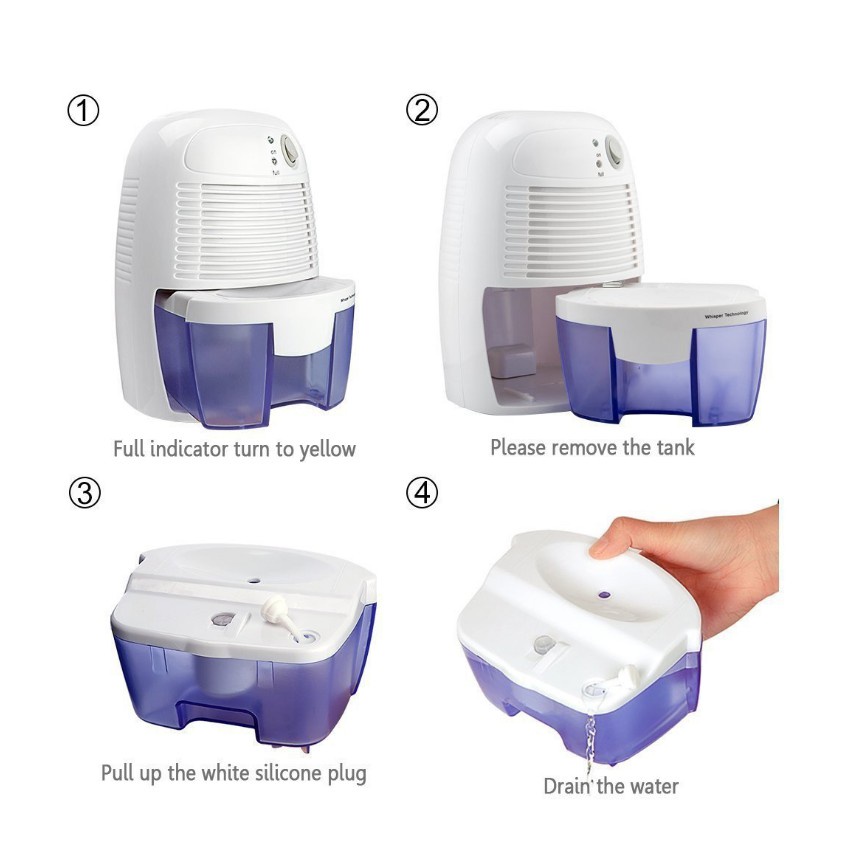 Máy hút ẩm mini thương hiệu Wintem  thương hiệu Italy-Hàng cao cấp- Bảo hành 1 năm