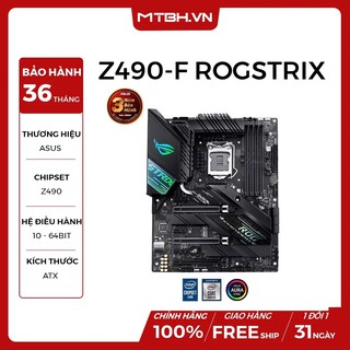 Bo mạch chủ - Mainboard Asus Rog Strix Z490-F Gaming