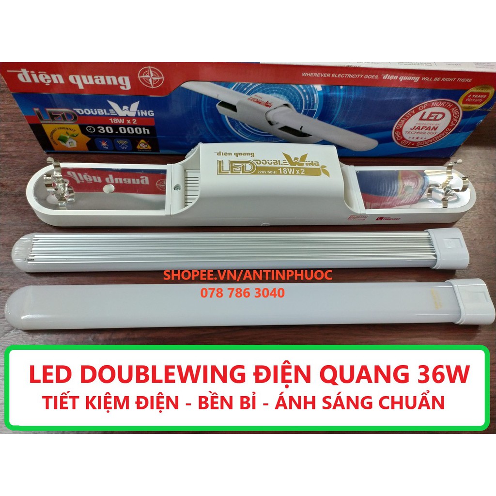Đèn led 36w Điện Quang Doublewing - Đèn LED Doublewing thế hệ mới