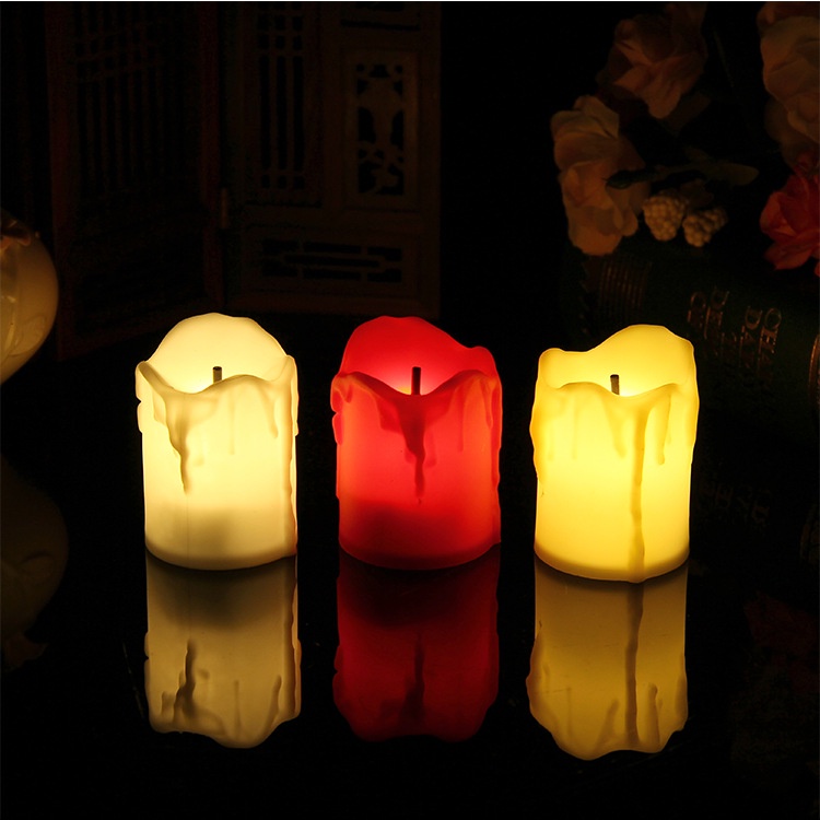 Nến tealight điện tử trang trí sinh nhật, phòng trà