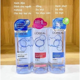NƯỚC TẨY TRANG L'ORÉAL MICELLAR WATE 3 IN 1