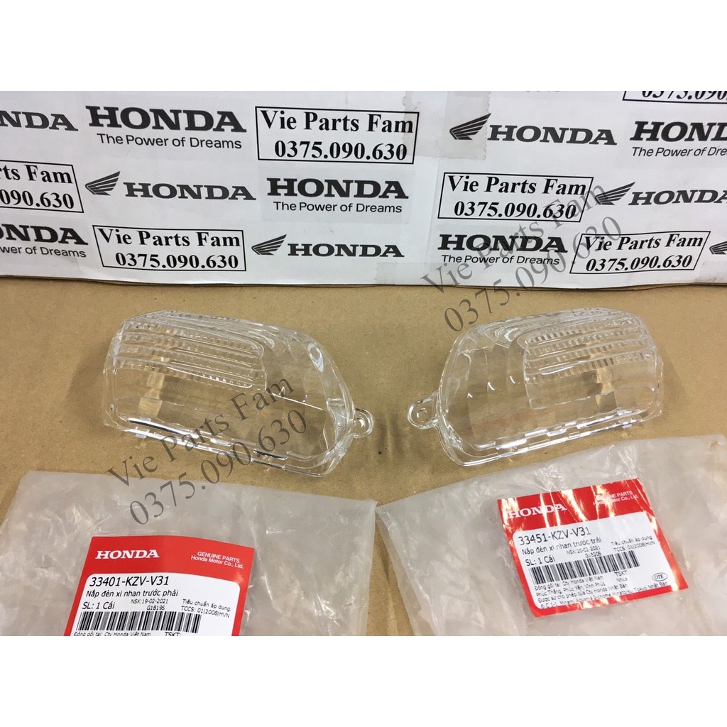 Nắp chụp đèn xi nhan trước trái phải Dream 110 2013-2016 - Hàng chính hãng Honda
