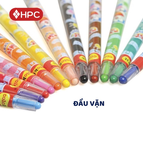 Bút Sáp Màu Sáp Dầu Học Sinh Colokit,10/12/18 Màu Không Mùi Không Độc Hại Thân Thiện Với Môi Trường