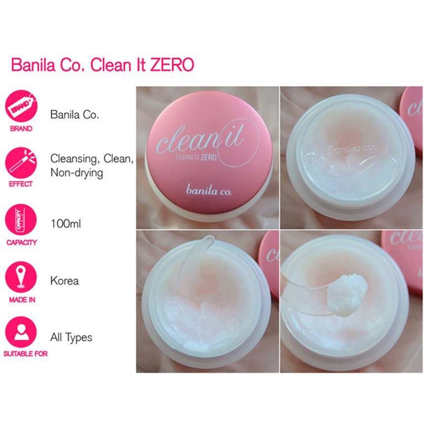 TẨY TRANG DẠNG SÁP BANILA. CO ZERO MINI SIZE 7G CHÍNH HÃNG