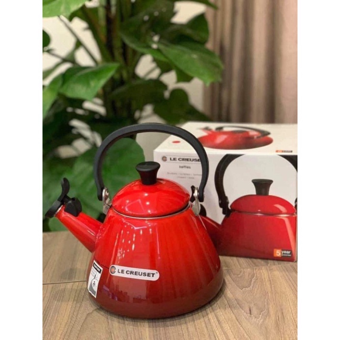 Ấm Đun Nước Le Creuset KONE, Bình Đun Nước Tráng Men Cao Cấp, Dung Tích 1.6L, Nhập Đức, BH 12 Tháng