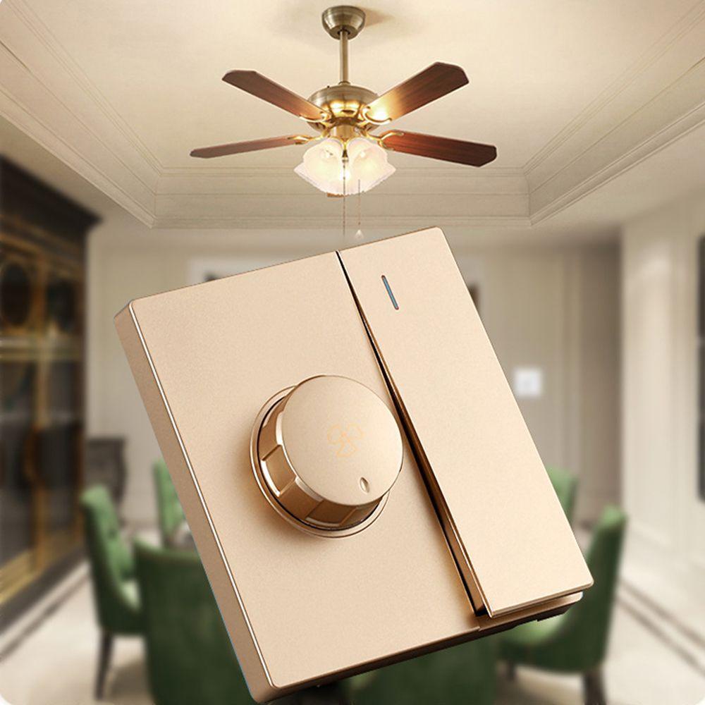 WATTLE Công Tắc Điều Khiển Tốc Độ Gắn Tường 86 * 86mm 220V