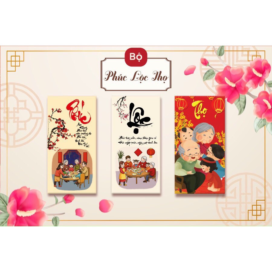 COMBO 2->10 BAO LÌ XÌ NGẪU NHIÊN DEAL HOT