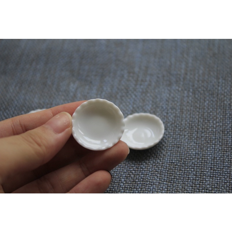ST023 dĩa viền gợn sóng