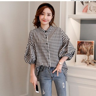 ÁO SƠ MI CARO FORM RỘNG