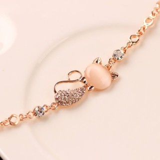 Lắc tay hình mèo đang yếu pk182