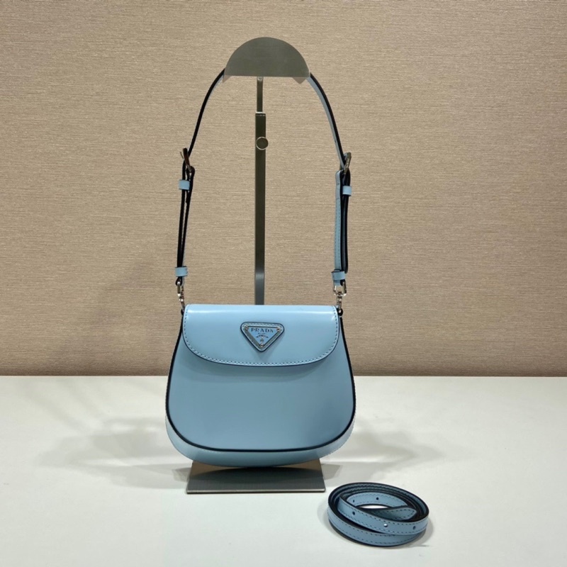 Túi đeo vai nữ thương hiệu Prada Cleo size 17 da thật cao cấp
