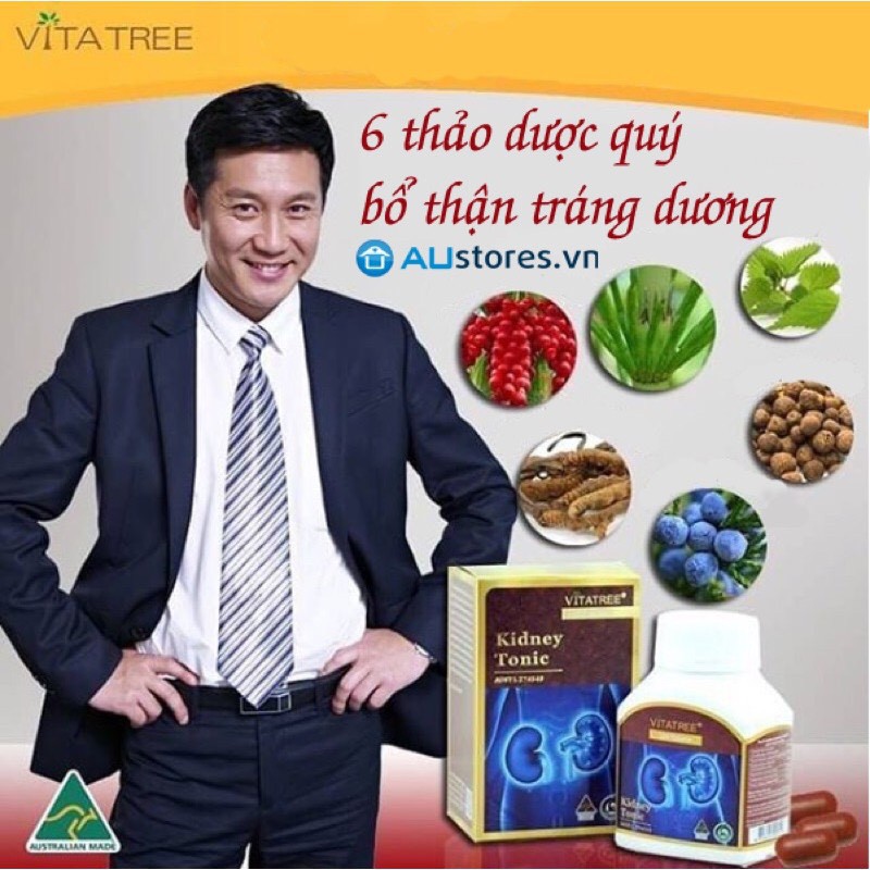 VITATREE KIDNEY TONIC GIÚP BỔ THẬN, TRÁNG DƯƠNG, TĂNG CƯỜNG CHỨC NĂNG TIẾT NIỆU | NHẬP KHẨU CHÍNH HÃNG ÚC