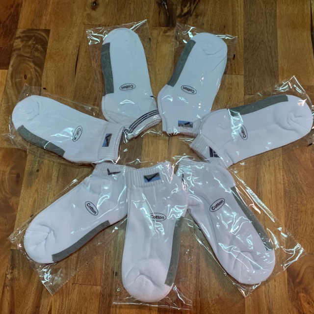combo 6 đôi vớ thể thao ngắn dày