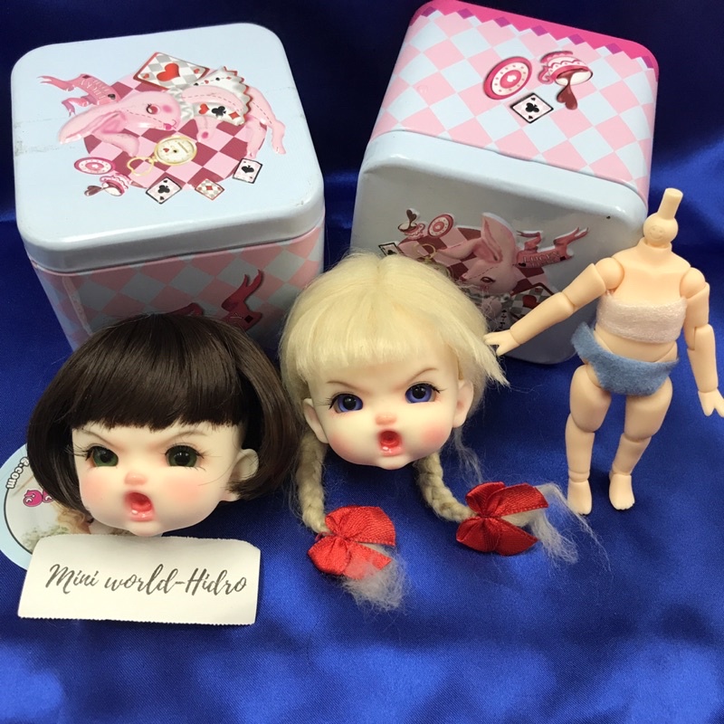 Head búp bê Lodo lovely doll đã trang điểm. Đầu búp bê đã Makeup faceup.  Body GSC khớp. combo