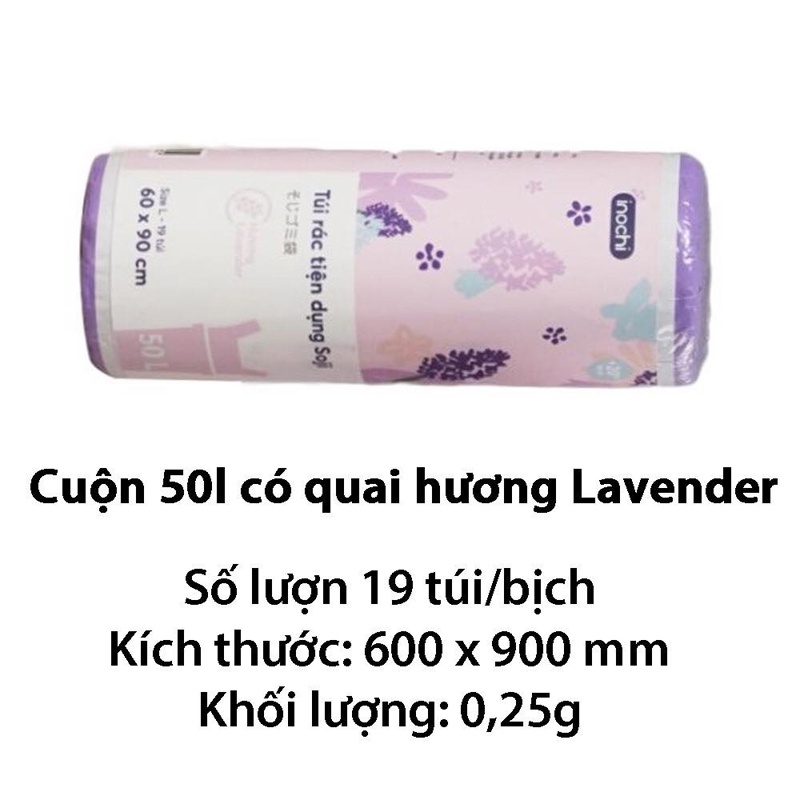 Túi Rác,Túi Rác Hương Chanh, Hương Lavender Tự Hủy Thân Thiện An Toàn Với Môi Trường