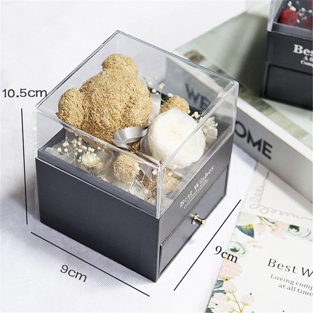 KUNHEV Gấu Bông Mẫu Đơn Dễ Thương Dùng Làm Quà Tặng Sinh Nhật / Valentine