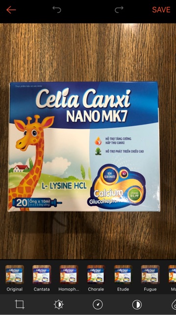 Celia Canxi Nano Mk7 phát triển chiều cao, kích thích ăn ngon, cho xương chắc khoẻ chống còi xương, loãng xương