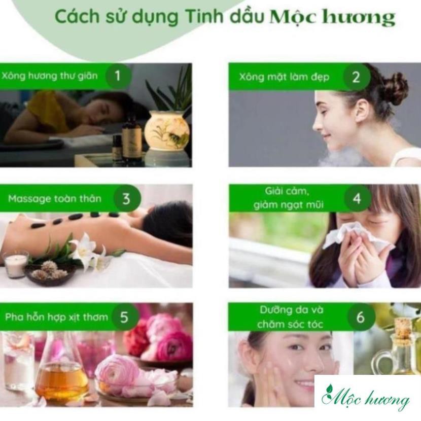 Tinh dầu Bạc Hà Mộc Hương nguyên chất có kiệm định, tinh dầu đuổi muỗi