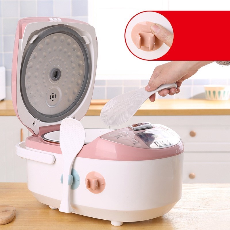 Giá đỡ muỗng xới cơm gắn tường tiện lợi gọn gàng cho nhà bếp