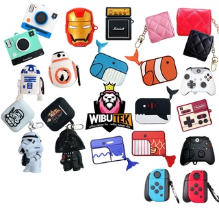 Ốp tai nghe không dây airpods chibi game anime iron man marshall chống trầy