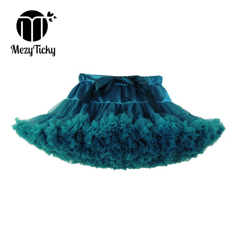 MezyTicky 2-8Years Bé gái Váy tutu nhỏ phụ nữ váy múa ba lê trẻ em mềm mại thanh lịch váy công chúa trẻ em khiêu vũ Pettiskirt