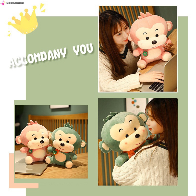 Khỉ Nhồi Bông Mềm Mại Co Giãn 22cm Dành Cho Bé