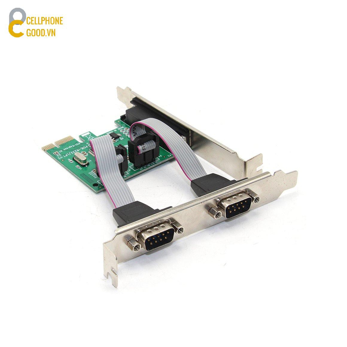 Card Mở Rộng Chuyển Đổi Pci-E Sang Serial Port Rs232 Com Port