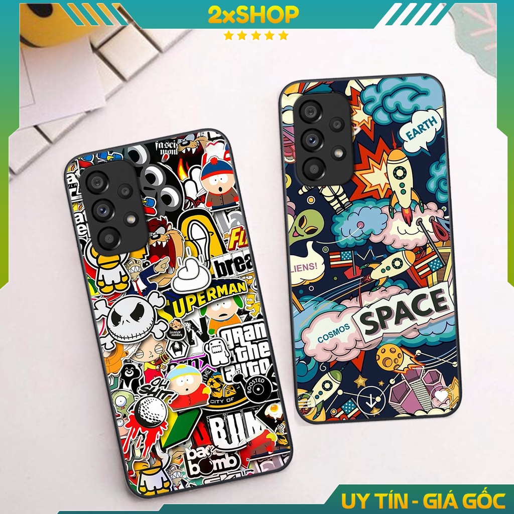 Ốp Samsung A13 / A23 / A33 / A53 / A73 5G In hình vũ trụ ,anh hùng ,siêu nhân ngộ nghĩnh vui nhộn 2022