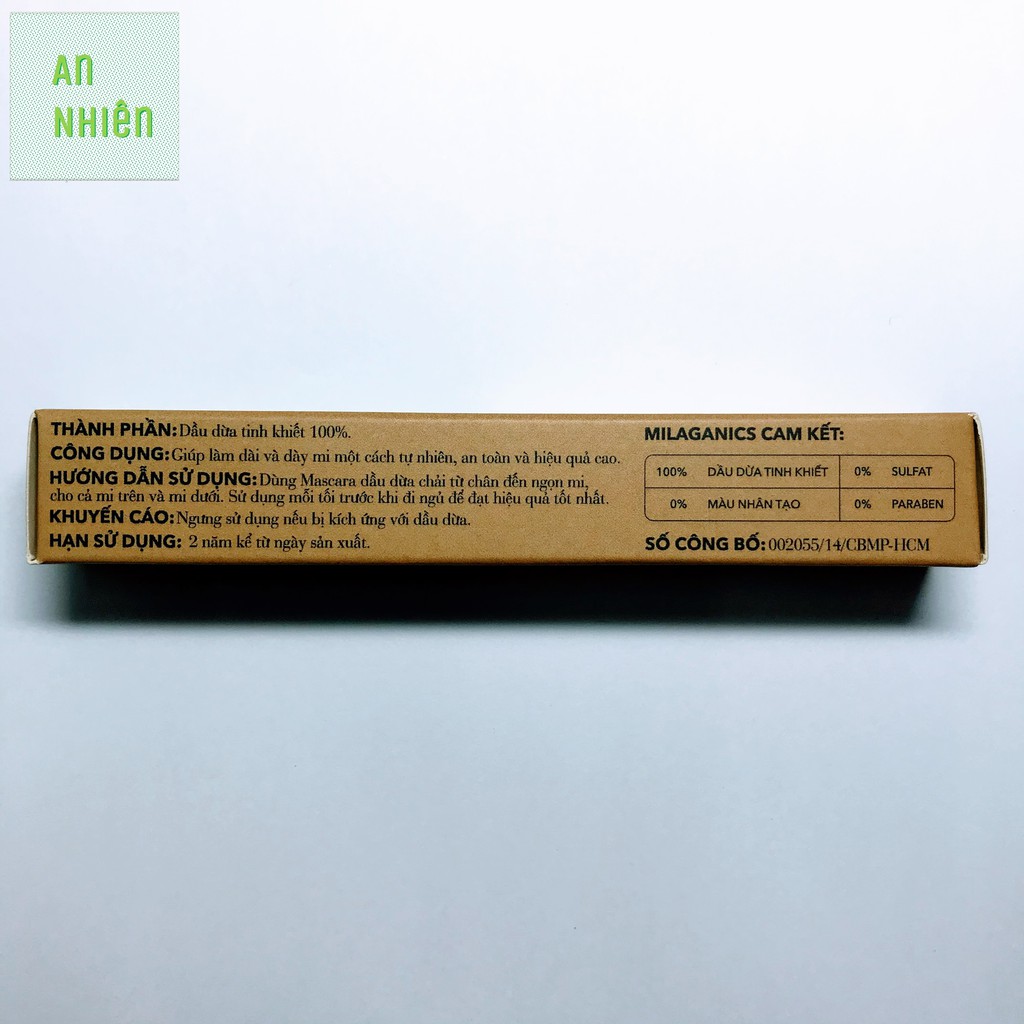 Mascara Dầu Dừa Milaganics [CHÍNH HÃNG] 5ml | BigBuy360 - bigbuy360.vn
