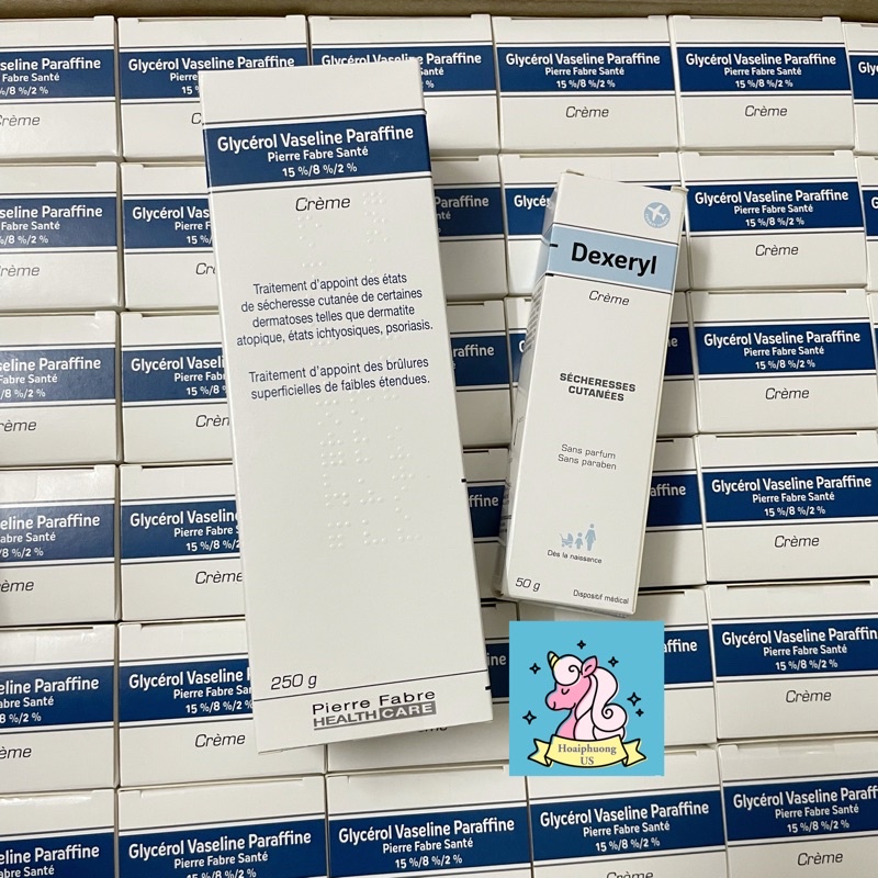 [Hàng Pháp] Kem dưỡng chống nẻ, chàm Dexeryl & Glycerol