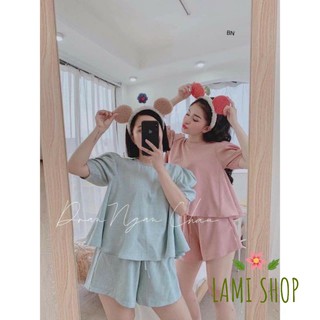 Set Bộ Đũi Tay Bồng Siêu Xinh kiểu dáng Hàn Quốc