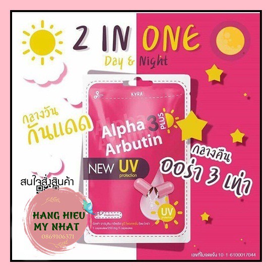 Viên Kích Trắng Alpha Arbutin 3 Plus mẫu mới 10 viên | BigBuy360 - bigbuy360.vn